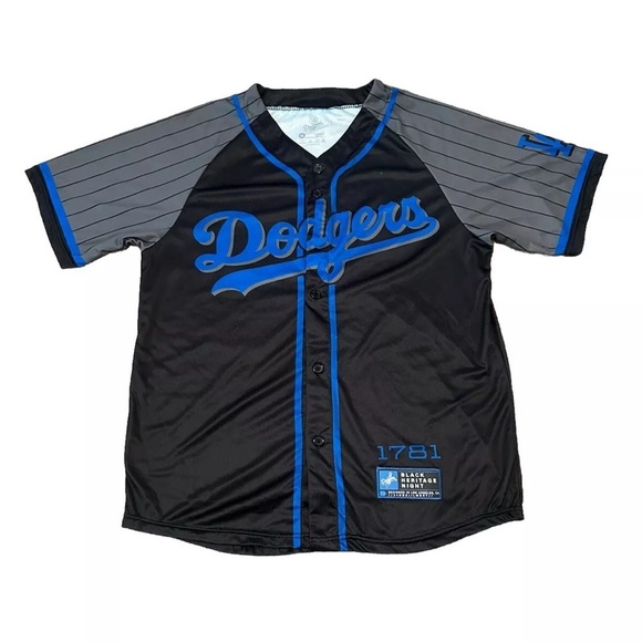 MLB Other - Los Angeles Dodgers Black Heritage Night  1781 Mookie Betts Jersey Sz Medium